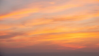 Fototapeta premium 바다에서 보는 저녁 노을