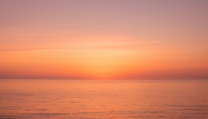 Fototapeta premium 바다에서 보는 저녁 노을
