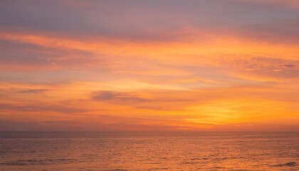 Fototapeta premium 바다에서 보는 저녁 노을