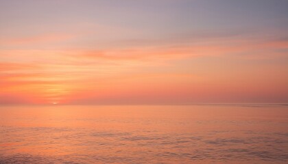 Obraz premium 바다에서 보는 저녁 노을