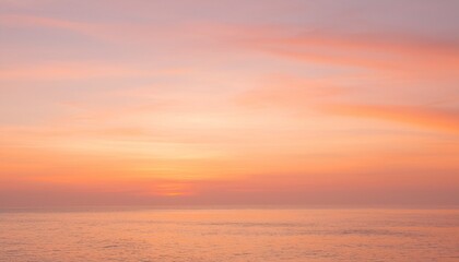 Obraz premium 바다에서 보는 저녁 노을