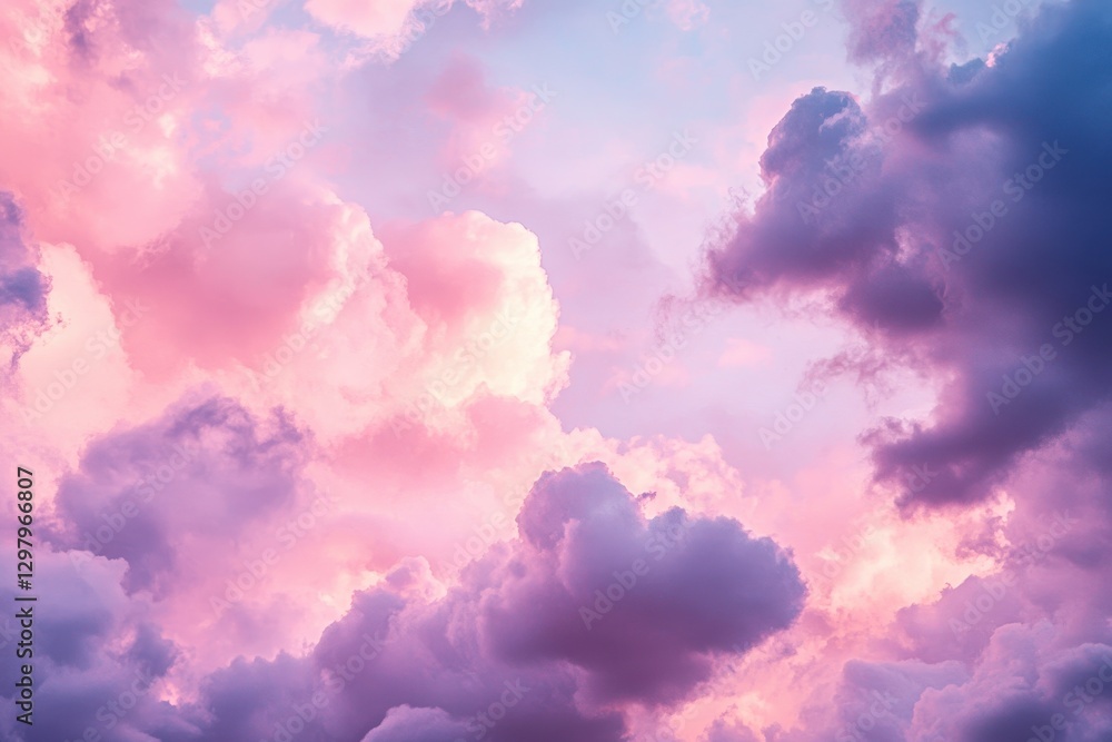 Poster soft hues and vibrant clouds dance in the twilight sky, creating a stunning canvas of color and ligh