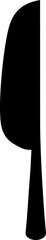 Obraz premium Fruit Knife - Essential Kitchen Preparation Vector Silhouette