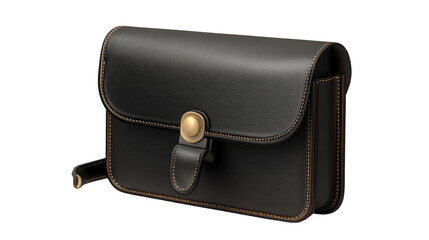 Fototapeta premium Classic Leather Bag: A timeless leather bag, exuding an air of understated elegance and practicality, showcasing its quality craftsmanship and refined design. 