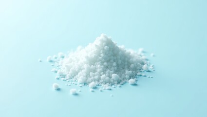Nano Hydroxyapatite. Powder is white and has lot of bubbles on it