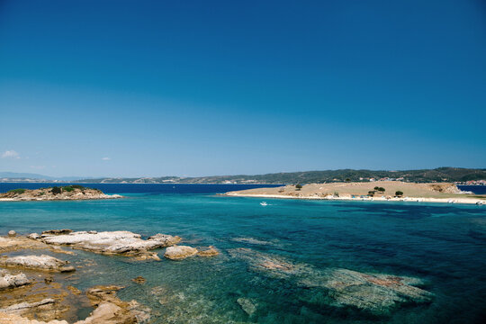 Serene Coastal Landscape with Turquoise Waters