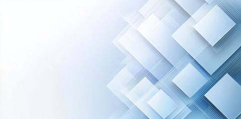 A modern, abstract background featuring layered geometric shapes in shades of blue, perfect for use in digital design, presentations, or as a stylish wallpaper.