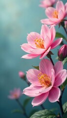 Obraz premium Pastel colors of blooming flowers , pastels, delicate, flowers