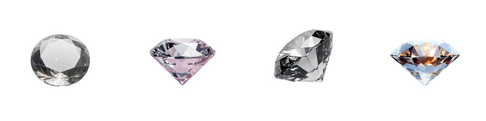 Captivating collection of gemstones displaying their mesmerizing facets radiant shine and brilliant clarity  These precious luxurious stones exude elegance sophistication and a sense of opulence