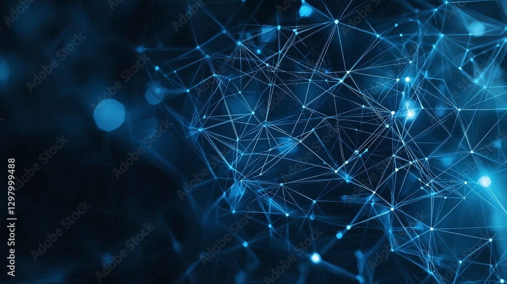 Aufkleber abstract digital background featuring a network of interconnected lines and nodes, showcasing the co