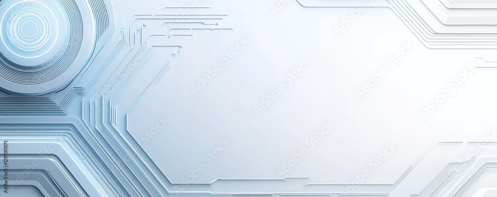 Poster abstract technology background featuring a sleek, modern design with circuit-like patterns. ideal fo