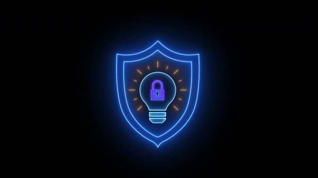 Strategic innovation concept, systematic process for developing and implementing new ideas and products that help an organization grow and compete. Intellectual property icon on transparent background
