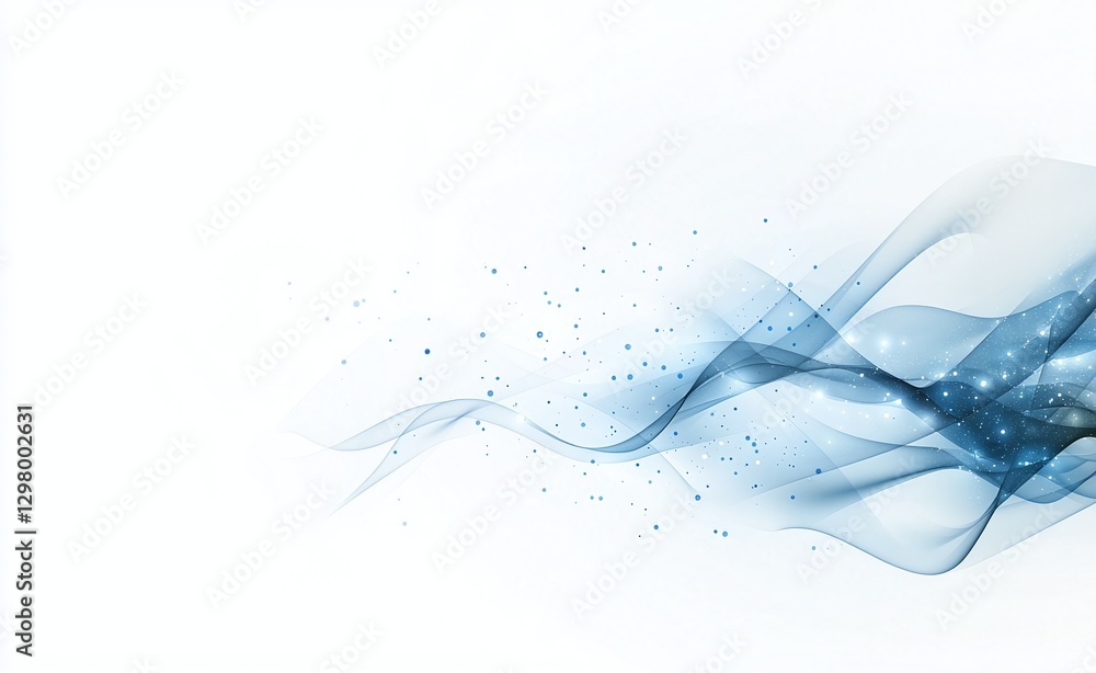 Poster an abstract display of flowing blue waves creating a serene and dynamic background. perfect for web 