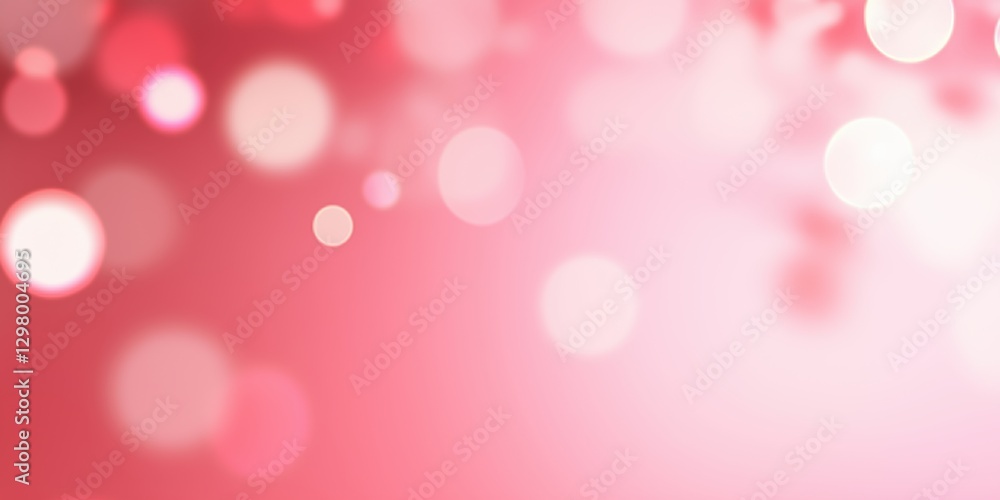 Aufkleber blurred pink background with soft bokeh lights creating a dreamy atmosphere for celebration or event
