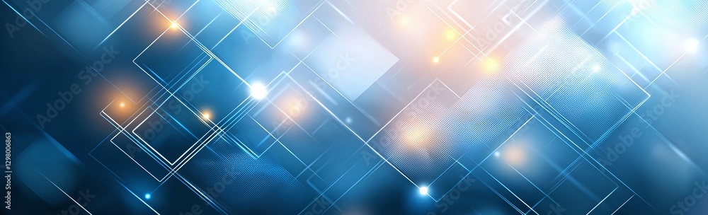 Poster this abstract background features a blend of blue hues and light effects, creating a modern and dyna