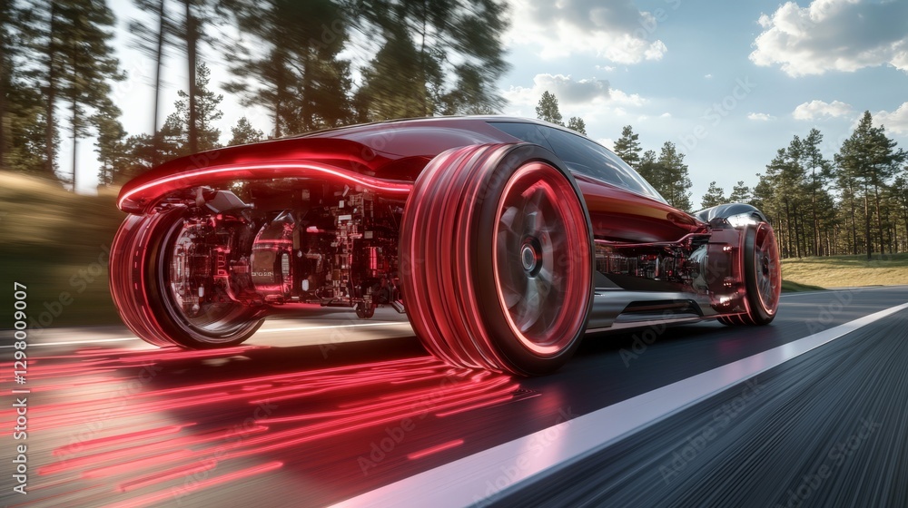 Poster ai-controlled active suspension system dynamically adapting to high-speed road conditions