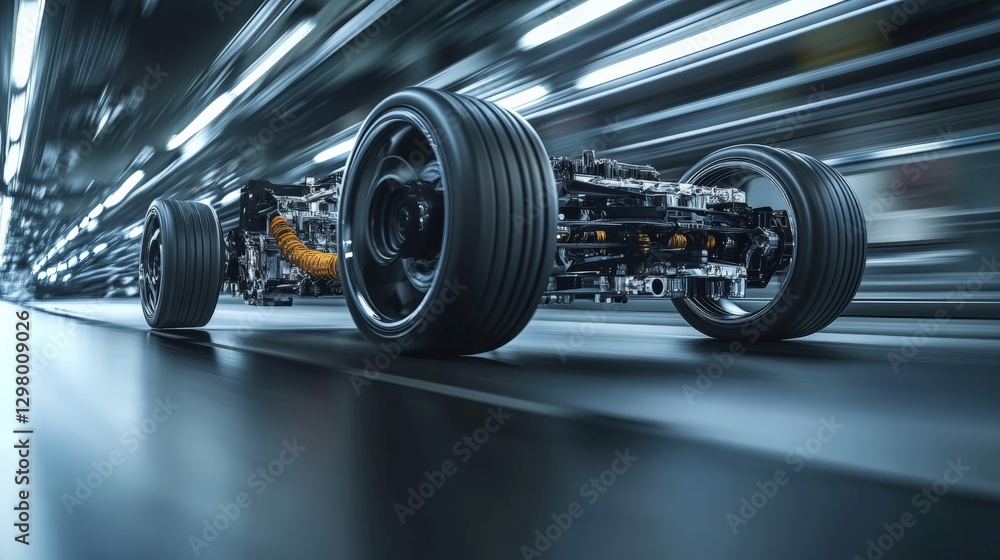 Poster ai-controlled active suspension system dynamically adapting to high-speed road conditions