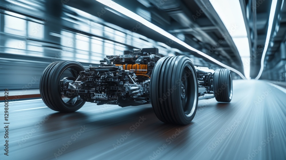 Poster ai-controlled active suspension system dynamically adapting to high-speed road conditions