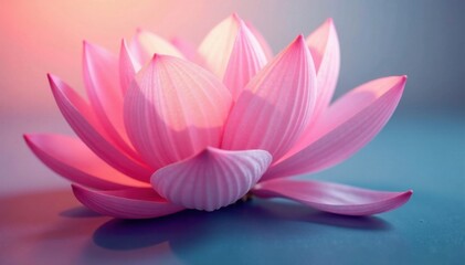 Soft petals unfolding on a gradient background , flowers, yellow, pink