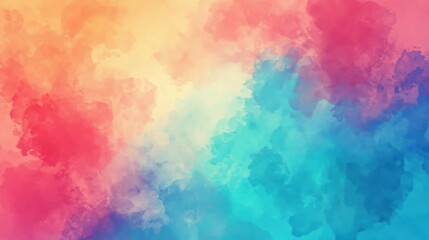 Obraz premium A vibrant, abstract background blending soft hues of pink, orange, and blue, creating a dreamy and artistic atmosphere.