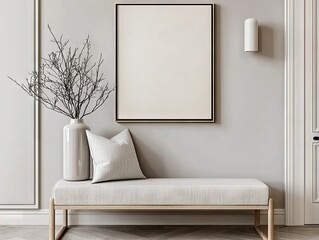 Contemporary home design inspiration modern living room interior decor minimalist space neutral palette aesthetic view