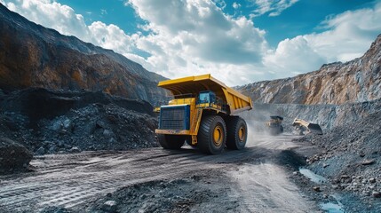 Autonomous AI-driven mechanical mining equipment optimizing resource extraction efficiency