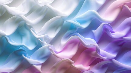 Obraz premium Abstract background featuring a soft cotton pattern in white, light pink, and purple gradients.