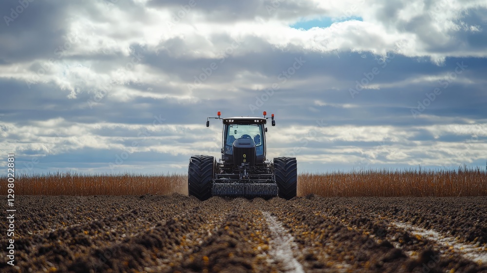 Aufkleber next-gen ai-powered mechanical plowing system adapting soil treatment based on real-time data