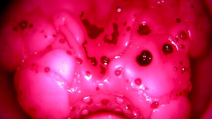 Microscopic examination showing Leukoplakia, buccal mucosa leukoplakia