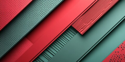 Abstract diagonal layers create visual depth with varied textures