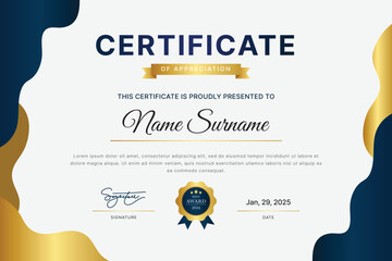 Elegant Certificate Template Design