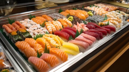 Sushi Verschiedene sorten