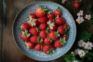 Delicious organic strawberry desserts for a light spring celebration