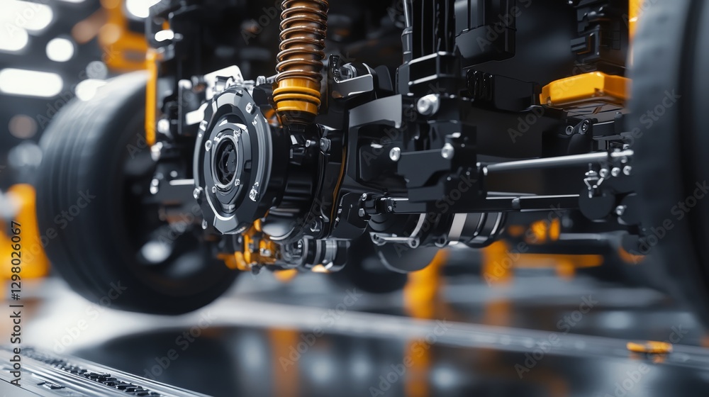 Poster smart suspension system with ai-driven real-time adjustments for optimal driving performance