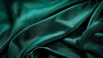 Fototapeta premium A luxury velvet fabric texture in deep emerald green, rich and inviting, exuding elegance and sophistication.