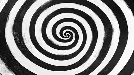 A black and white abstract image featuring a swirling finger texture, creating a dynamic and fluid composition. The design emphasizes motion, with contrasting dark and light elements blending together