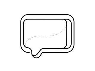 Naklejka premium Creative thought bubbles graphic design digital art minimalist environment abstract viewpoint