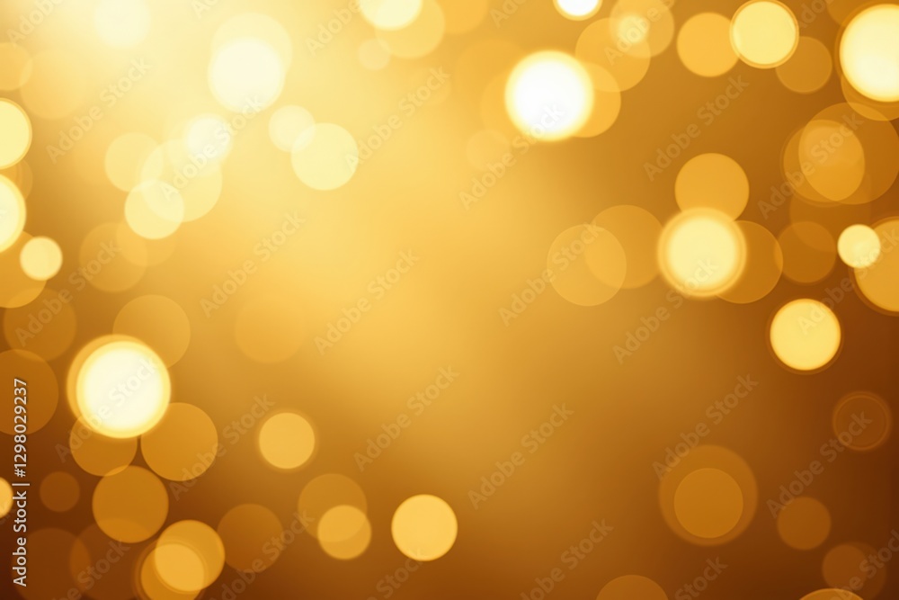 Poster a soft golden glow abstract background with bokeh effect in a warm hue perfect for celebratory them
