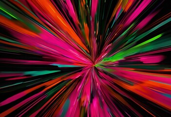 Fototapeta premium Vibrant Chaos