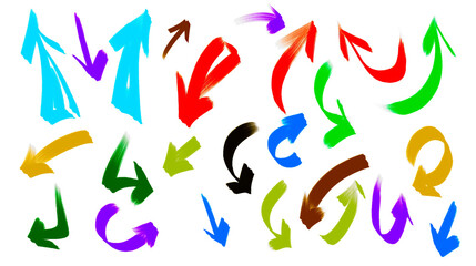 arrow crayon pencil pastel chalk line color hand vector element brush illustration drawn circle texture fun cute doodle frame design sketch scribble underline check marker childish charcoal pen painte