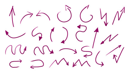 arrow crayon pencil pastel chalk line color hand vector element brush illustration drawn circle texture fun cute doodle frame design sketch scribble underline check marker childish charcoal pen painte