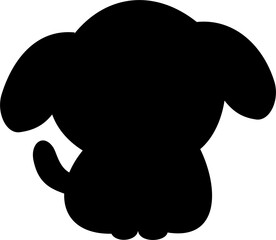 Dog silhouette