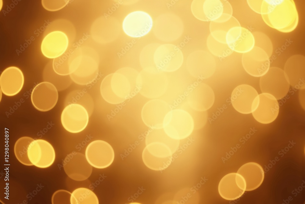 Canvas Prints a beautiful display of soft golden bokeh lights creating a dreamy atmosphere perfect for celebration