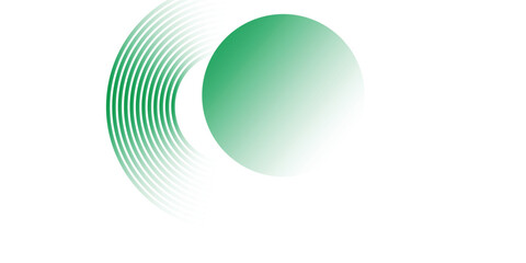 Clean natural green color gradation with pale tone paint on environmental friendly cardboard box blank paper texture background with space minimal style