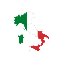 Fototapeta premium map of italy