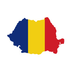 map of romania