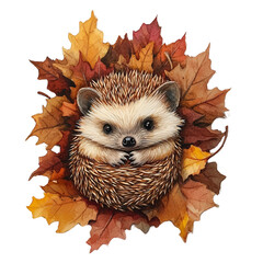 autumn hedgehog 
