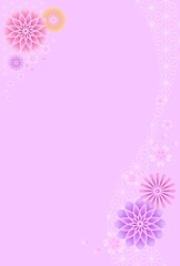 和柄の背景　C-3