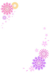 和柄の背景　C-1