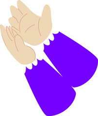 Praying Hands Illustration